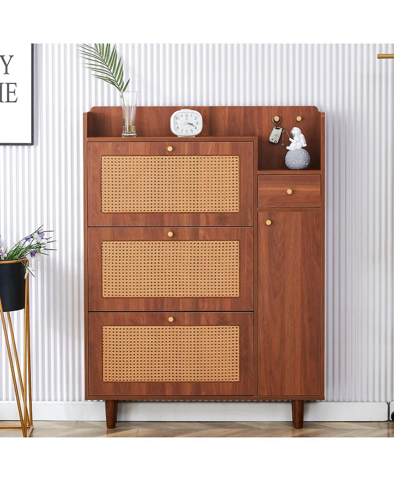Streamdale Modern Minimalist Shoe Cabinet (37.4")