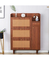Streamdale Modern Minimalist Shoe Cabinet (37.4")