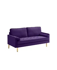 Streamdale Velvet Sofa 65 inch