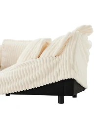 Streamdale Modern 3-Seater Sofa with Comfy Pillows and Supple Armrests