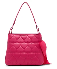 Betsey Johnson Always Heart-Core Small Bucket Bag