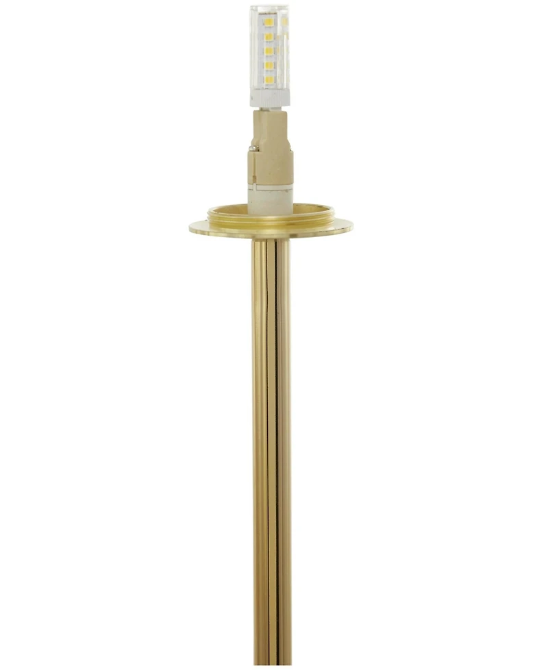 Rosemary Lane 73" Metal Curved Orb 2 Light Room Floor Lamp
