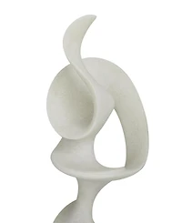 Rosemary Lane Polystone Abstract Decorative Sculpture with Base, 9" x 6"