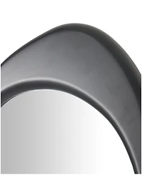Rosemary Lane 51" Wooden Abstract Oval Room Wall Mirror