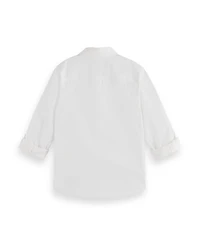 Scotch & Soda Little and Big Boys Occasional Dobby Long Sleeved Shirt