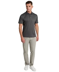 Kenneth Cole Men's Slim-Fit Two-Toned Textured-Knit Polo Shirt