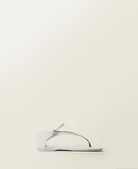 Mango Women's Leather Straps Sandals