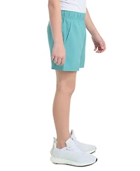 adidas Big Boys Essentials Elastic-Waistband Small-Logo Woven Shorts