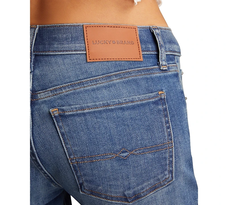 Lucky Brand Women's Sweet Mid Rise Straight Jeans