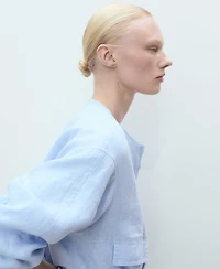 Mango Women's Pleat Detail Linen Skirts