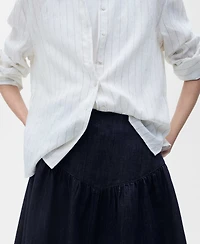 Mango Women's Flared Denim Skirts
