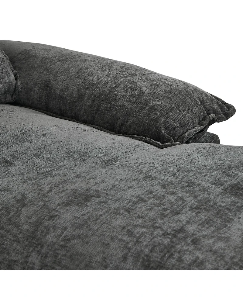 Streamdale Chenille fabric with double lounge chair combination sofa