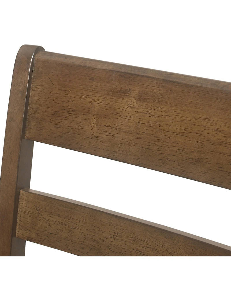 Streamdale Farmhouse Upholstered Wood Counter Stools (Set of 2)