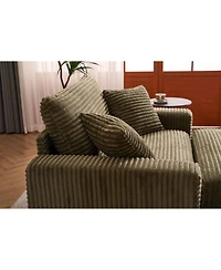Streamdale Comfy Sleeper Chair with Ottoman