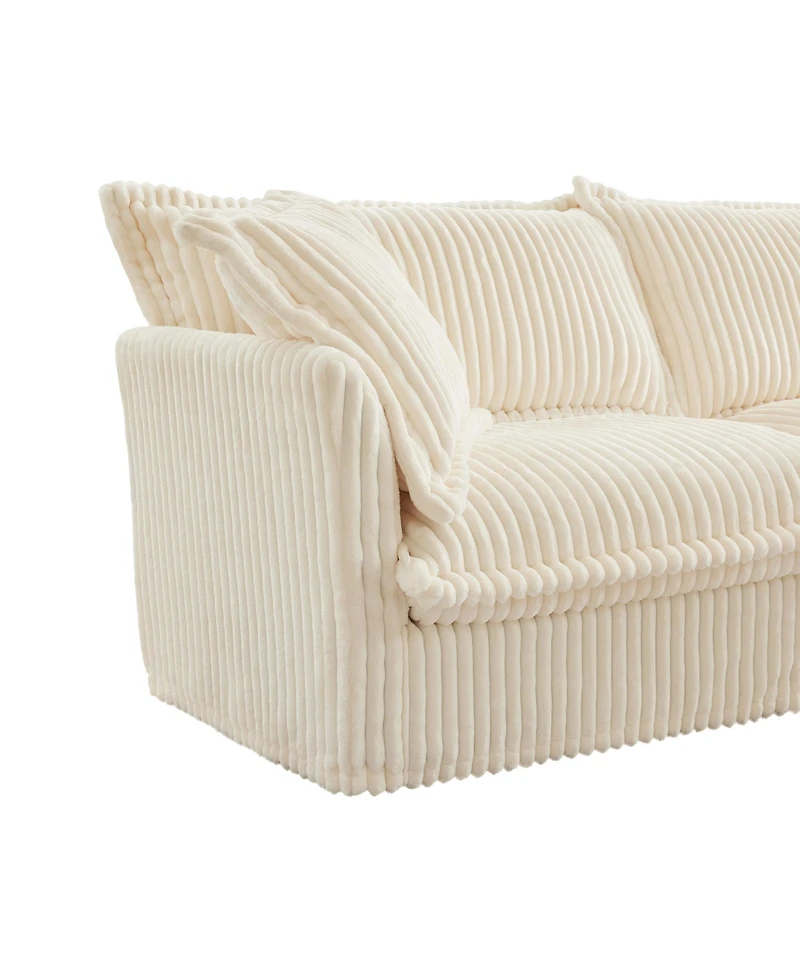 Streamdale Cozy Corduroy Armchair Set (2) for Home Spaces