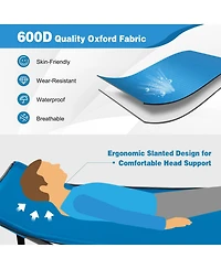 28.5'' Extra Wide Sleeping Cot Camping Cot for Adults with Carry Bag