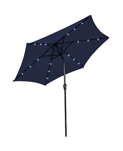 10 Feet Outdoor Patio Umbrella with Bright Solar Led Lights