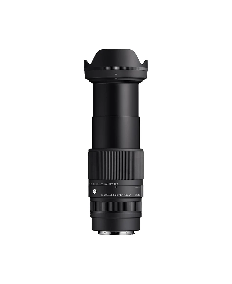 Sigma 16-300mm f/3.5-6.7 Dc Os Contemporary Lens for L Mount, Black