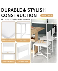 Streamdale Compact Extendable Dining Set with 4 Chairs