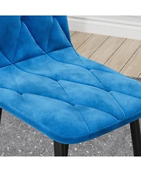 Streamdale Square Faux Marble Dining Table Set for 4