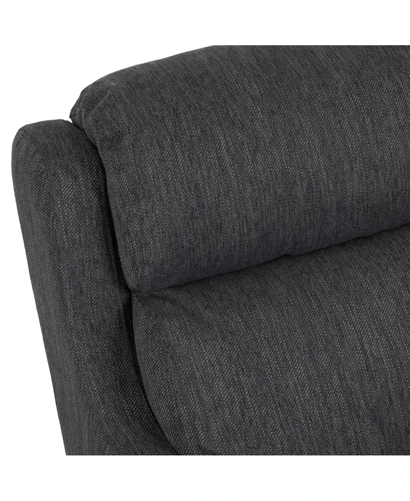 Streamdale Contemporary Club Chair with Waterfall Back and Tapered Rubberwood Legs