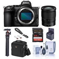 Nikon Z5 Mirrorless Camera with Nikkor Z 24-70mm f/4 S Lens, Bundle with 64GB Memory Card, Alpine 160 Bag, Mt-11 Tripod and Filter Kit