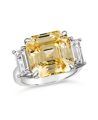 [Discontinued] Anna Zuckerman Ocean Drive 8 Carat Asscher Cut Ring