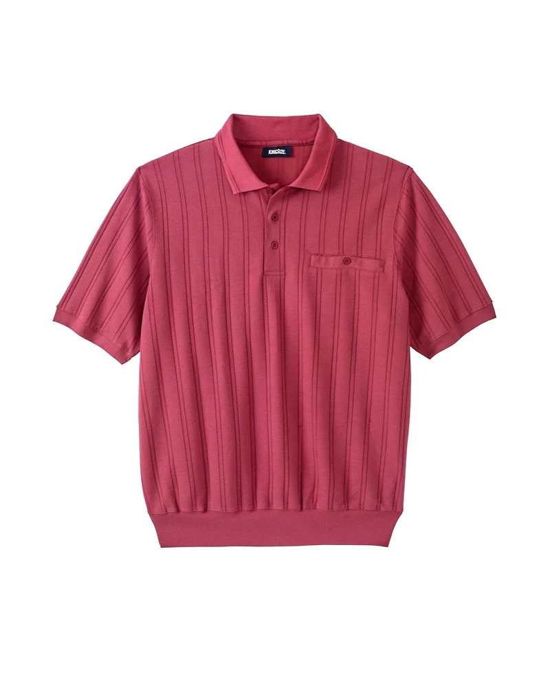 KingSize Big & Tall No Tuck Polo Shirt