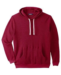 KingSize Big & Tall Waffle-Knit Thermal Hoodie