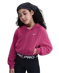 Nike Big Girls Pro Fleece Dri-fit Full-Zip Hoodie
