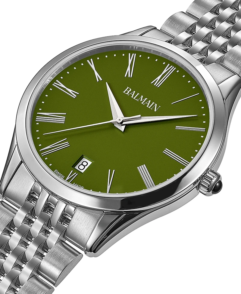 Balmain Men's Swiss Classic R Stainless Steel Bracelet Watch 41mm