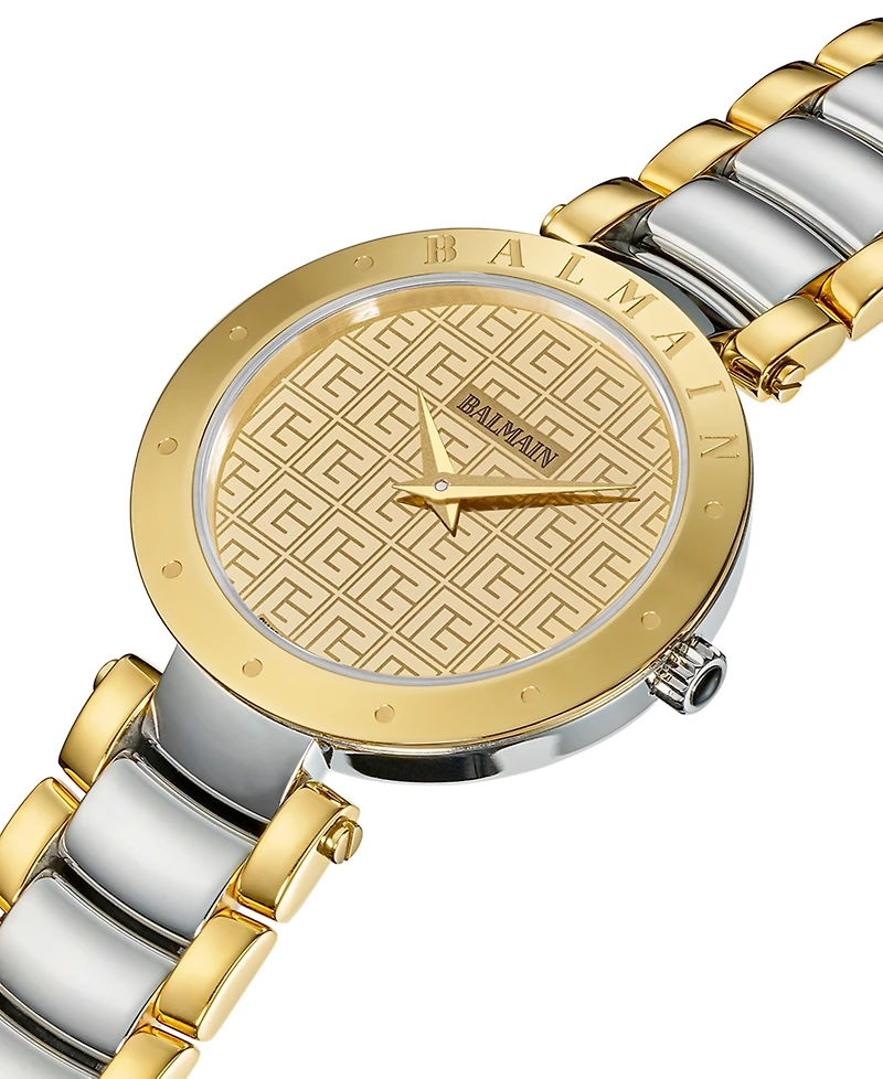 Balmain Women's Swiss Balmainia Two-Tone Stainless Steel Bracelet Watch 33mm