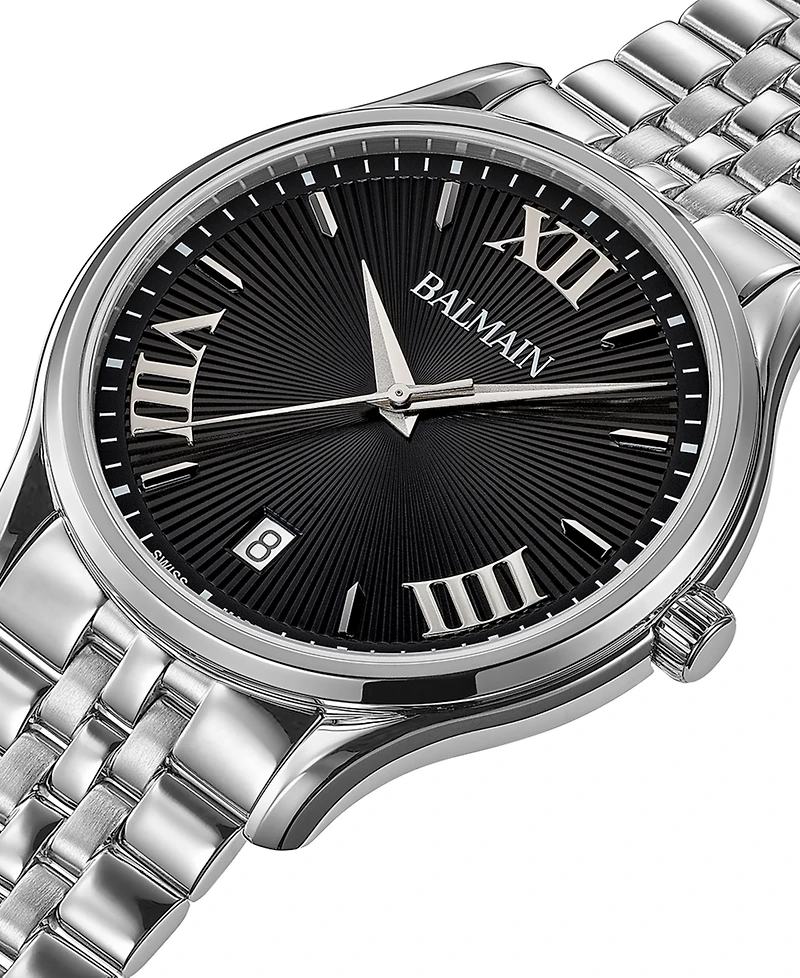 Balmain Men's Swiss Beleganza Stainless Steel Bracelet Watch 40mm