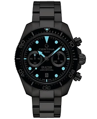 Certina Men's Swiss Automatic Chronograph Ds Action Stainless Steel Bracelet Watch 45mm