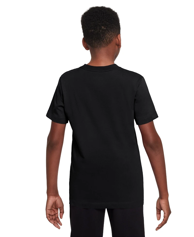 Nike Sportswear Big Boya Cotton Engineered Graphic T-Shirt