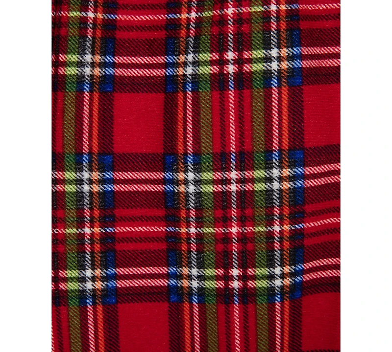 Little Me Baby Girls Plaid & Lace Top Pants, 2 Piece Set