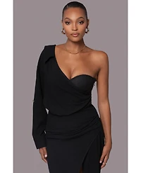 Jluxlabel Women's Evita Linen Draped Dress
