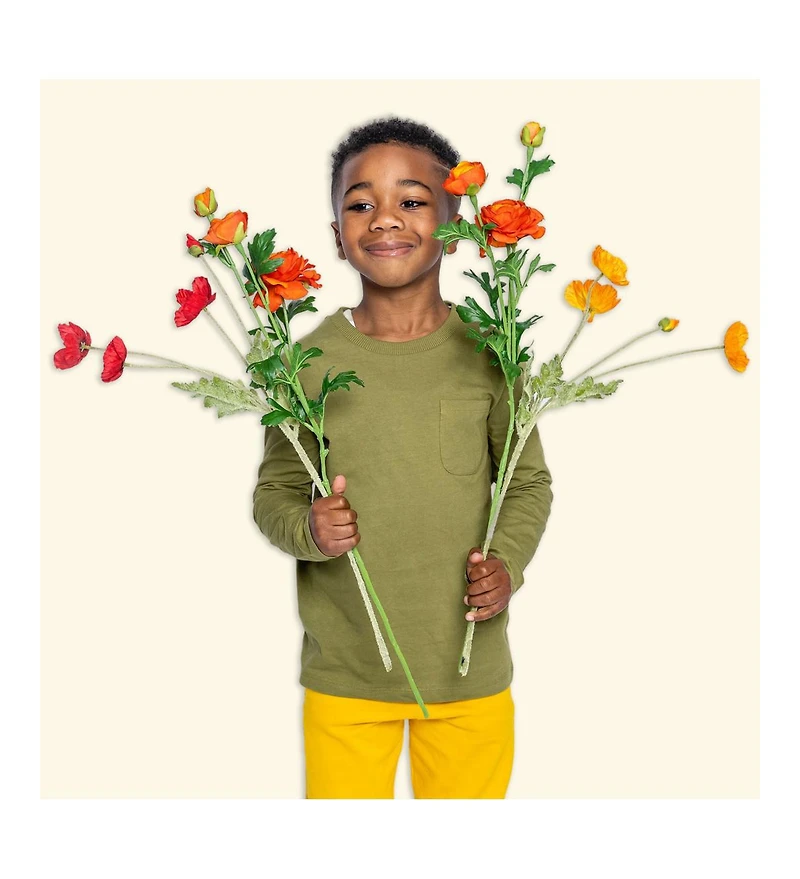 Mightly Kids Fair Trade Organic Cotton Long Sleeve Pocket T-Shirt