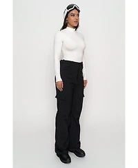 Jluxlabel Women's Turtleneck Long Sleeve Top