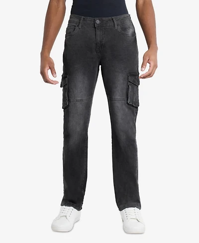 Xray Men's Slim Fit Stretch Cargo Jeans
