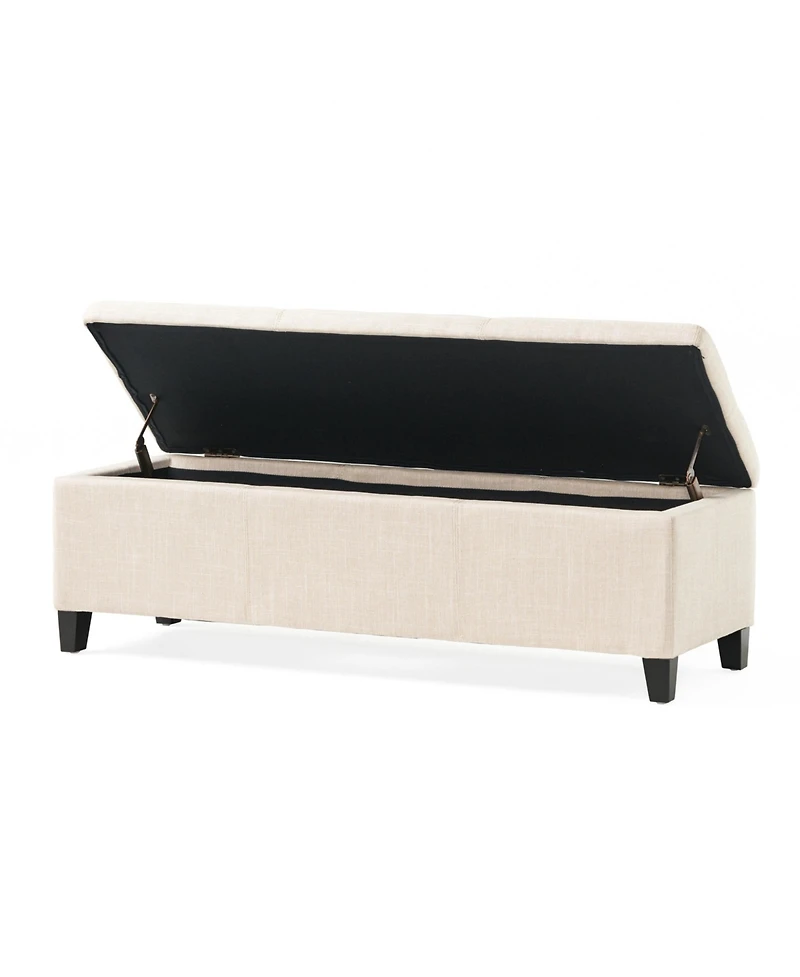 Streamdale Contemporary Storage Ottoman with Upholstered Comfort