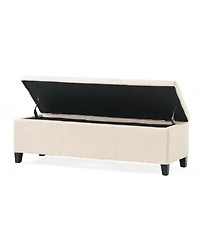 Streamdale Contemporary Storage Ottoman with Upholstered Comfort