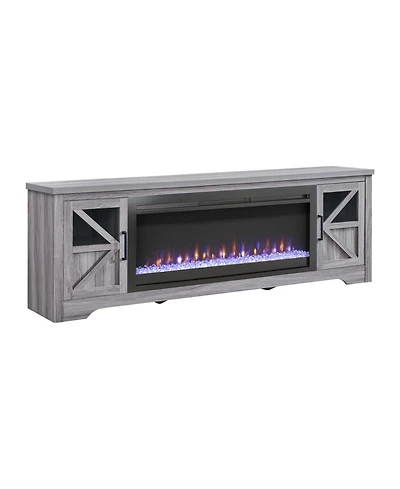 Streamdale 75" Fireplace Tv Stand for TVs up to 80",with 44" Electric Fireplace