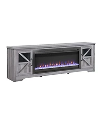 Streamdale 75" Fireplace Tv Stand for TVs up to 80",with 44" Electric Fireplace