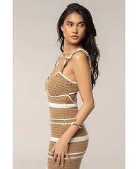Jluxlabel Women's Norina Striped Midi Dress