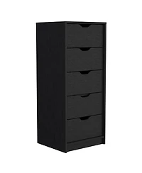 Five Drawer Standard Chest for Bedroom Storage and Clothes Organization