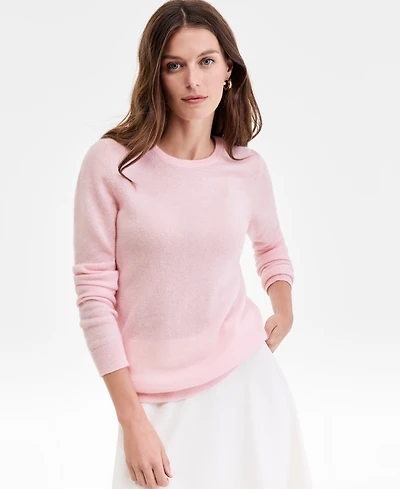 Charter Club Women's Long-Sleeve 100% Cashmere Crewneck Sweater, Macy's Exclusive