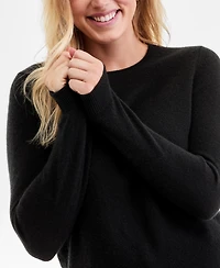 Charter Club Women's Long-Sleeve 100% Cashmere Crewneck Sweater, Macy's Exclusive