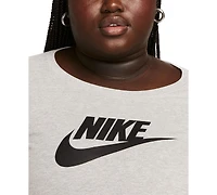 Nike Plus Active Sportswear Essentials Short-Sleeve Logo T-Shirt