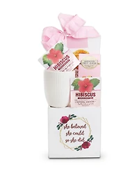 Alder Creek Gift Baskets She Believed Wood Box 7 Piece Gift Crate